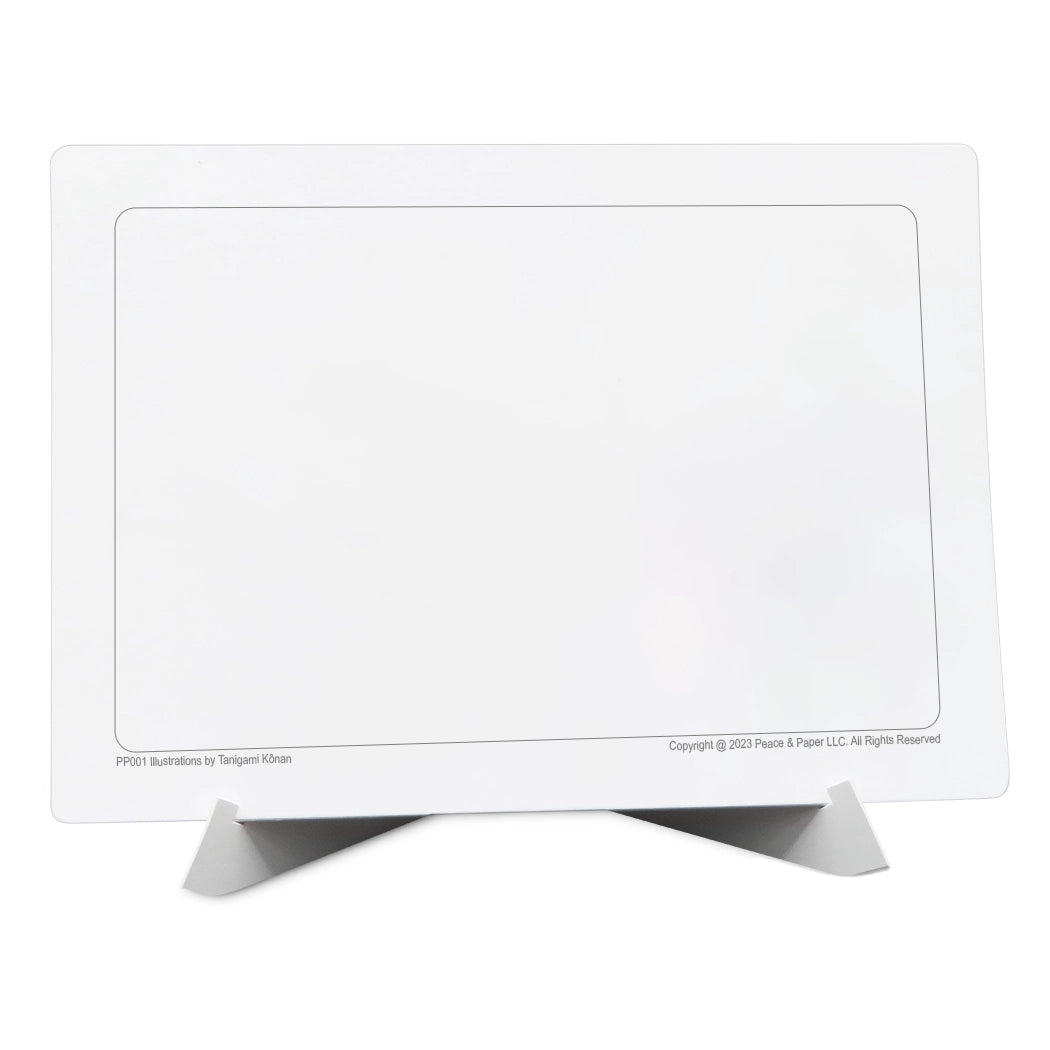 Hello- Tulip- Greeting Card with Display Easel